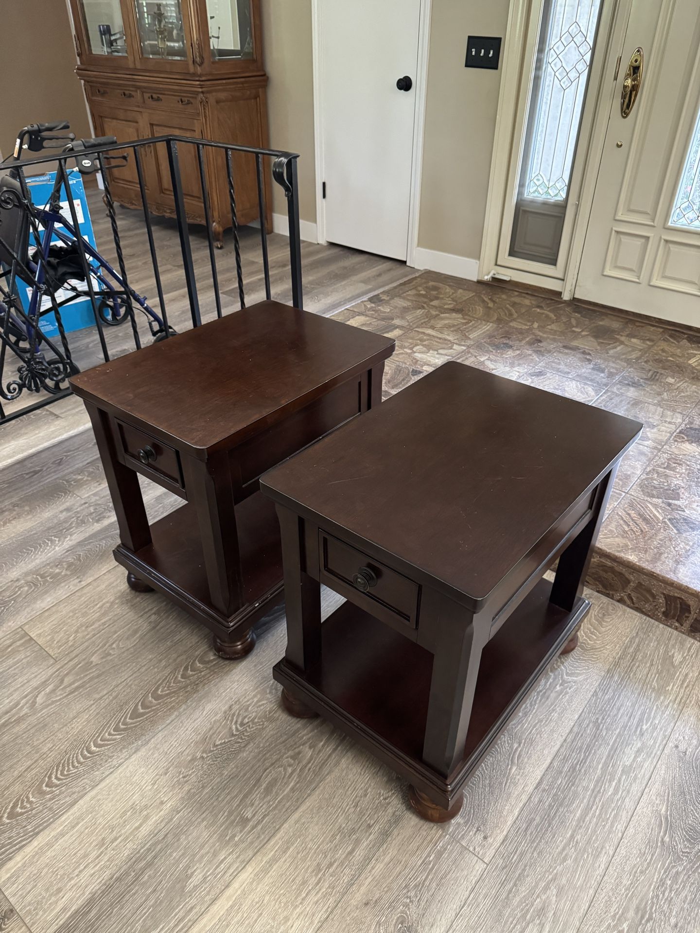 Ashley Porter Solid Wood End Tables