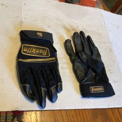 Franklin adult pro classic batting gloves, new, model Classic One, sheepskin leather palms, quad flex c