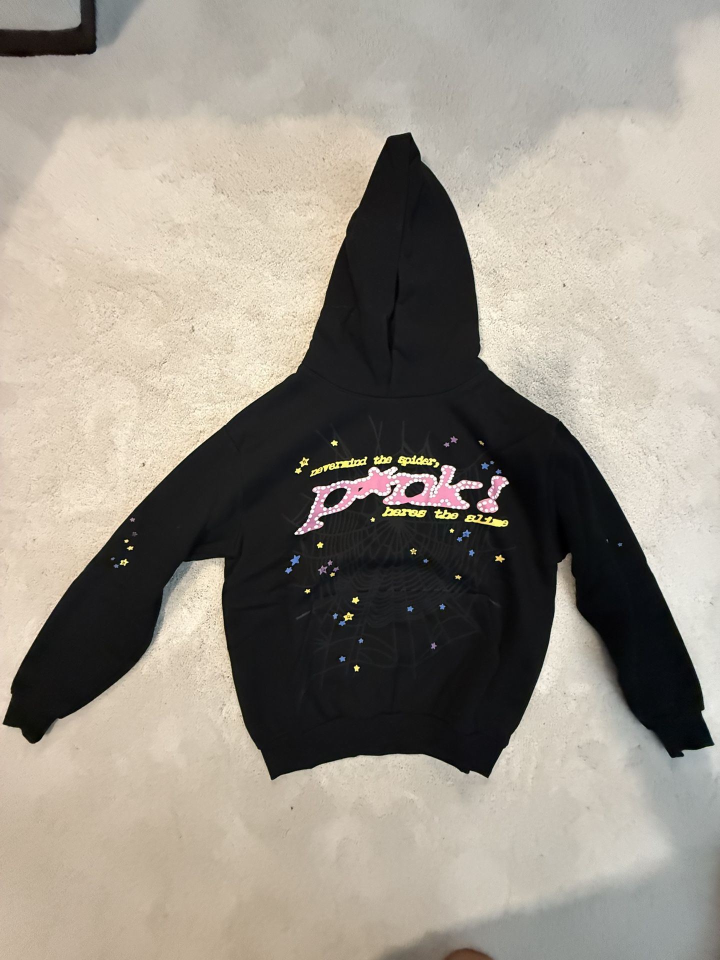 Spyder Hoodie Pink - Black