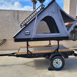 Cascadia Vehicle Tent With Trailer 