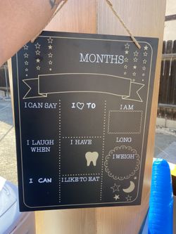 Baby Monthly Board