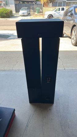Mirage speakers with center Chanel