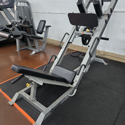 Hoist plate loaded hack squat / leg press gym equipment exercise weight machine