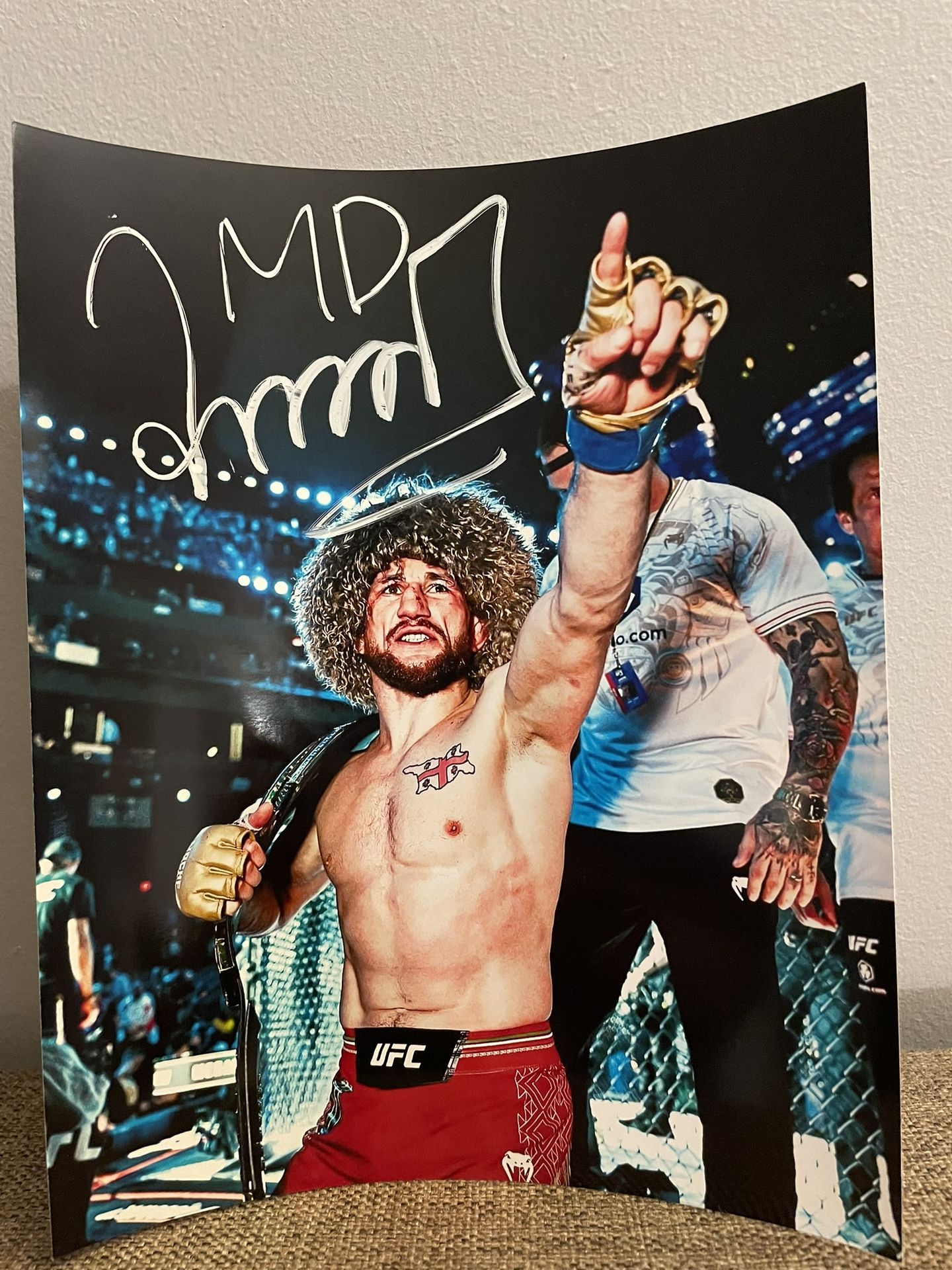 Merab Dvalishvili REAL Signature