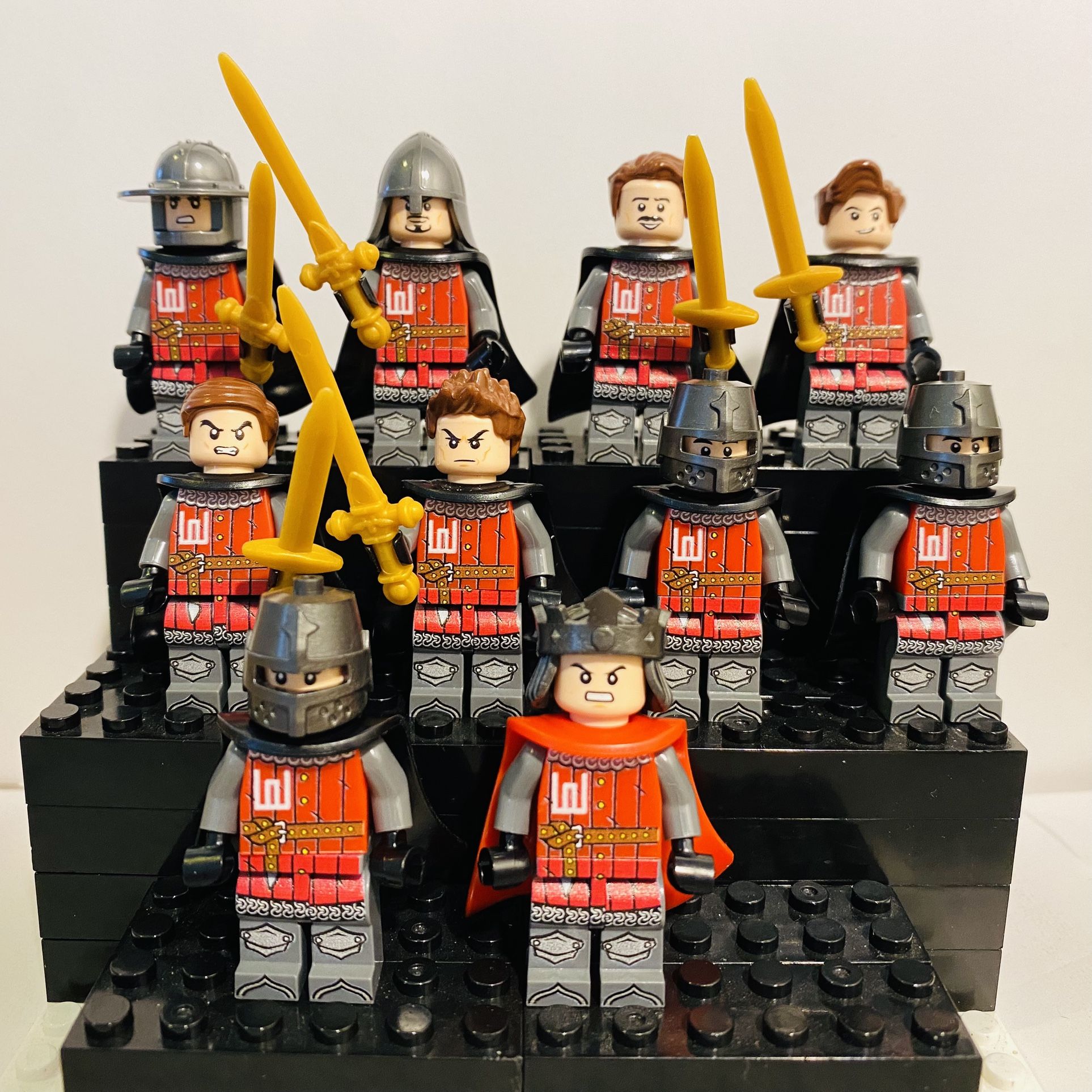 Castle Knights Minifigures | New Custom Lego Compatible Toys