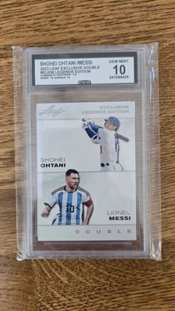 Ohtani/ Messi graded 10 card