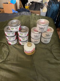 TITLE: Bulk Camping Fuel Lot – Sterno Canned Heat & Snow Peak GigaPower – 12 Pieces