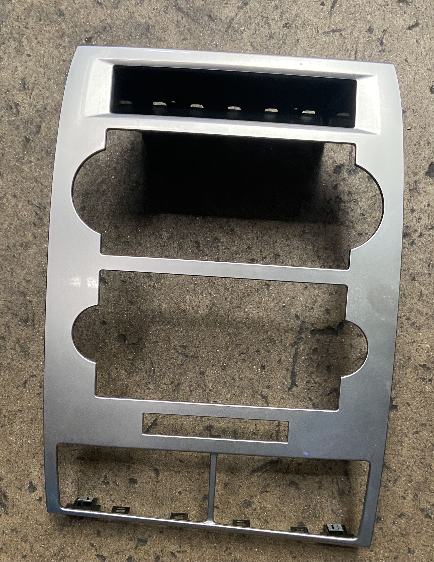 2005-2007 Dodge Silver Radio Bezel