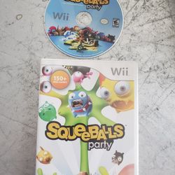 Squeeballs Party Nintendo Wii video game