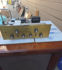 FISHER X-101ST INTEGRATED TUBE AMPLIFIER - WORKING