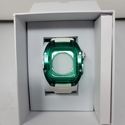 Ryueuya Translucent Designer Rugged Case and Band for Apple Watch