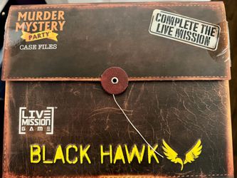 Real-time murder mystery game Live mission game - black hawk