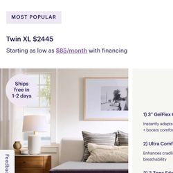 2 - XLTwin Purple Mattress