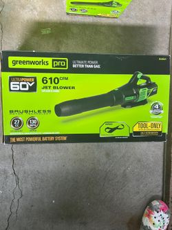 Greenworks Jet Blower 