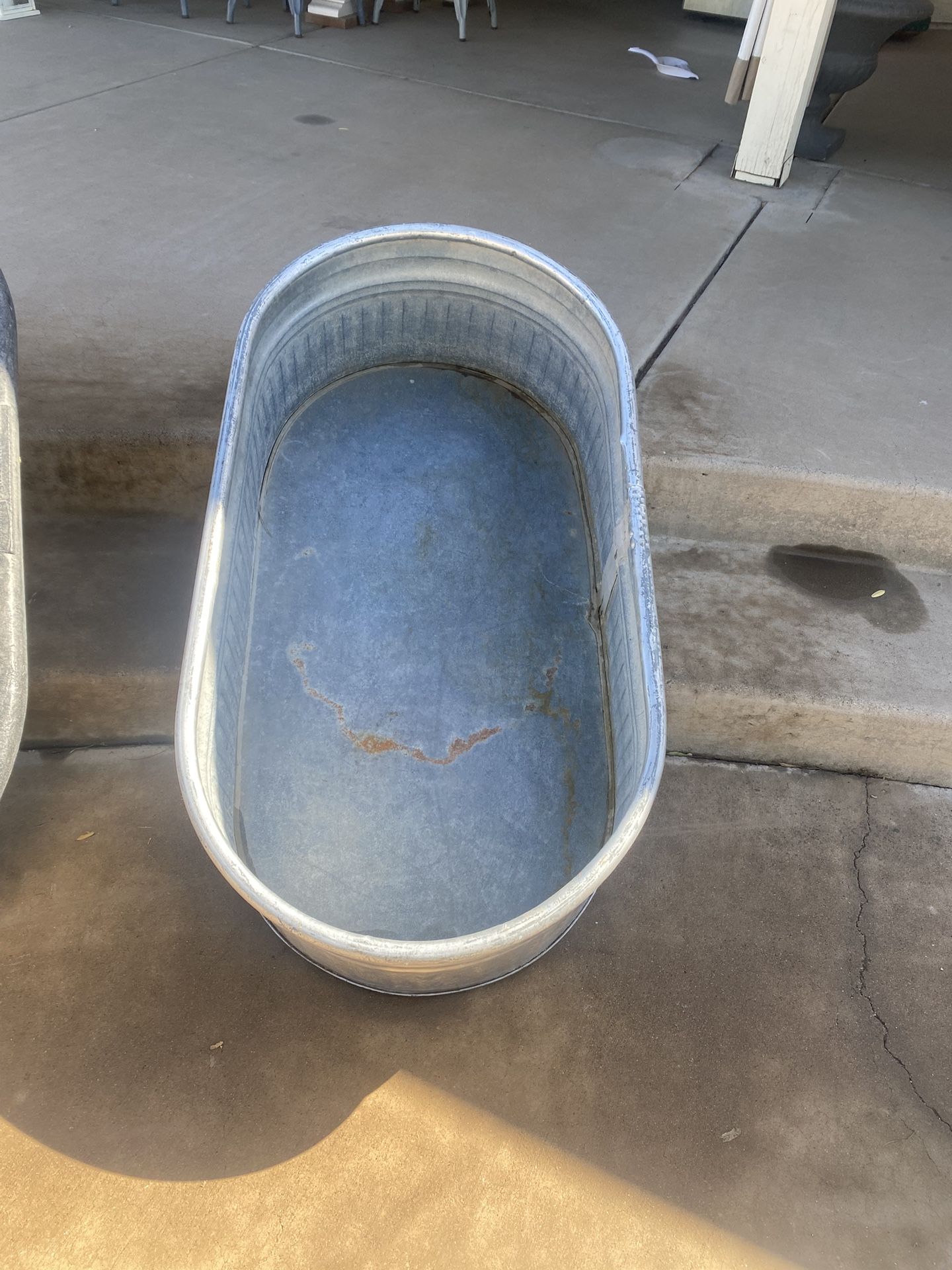 45 Gallon Metal Tub $50