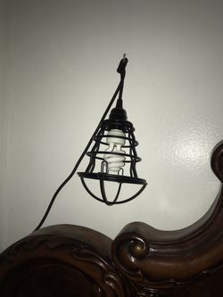 2 plug in wall lights