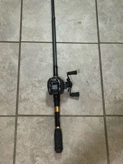 Bait caster w pole