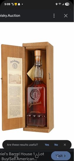 Collectible item jack daniels.  barrel house 1