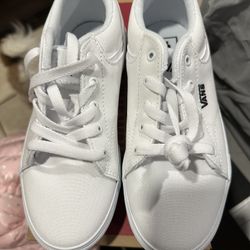 White Kids Vans 