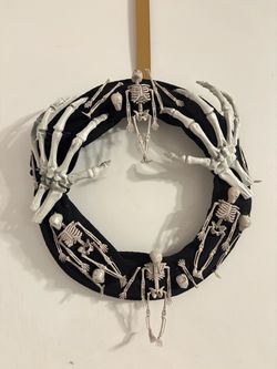 Handmade Skeleton Wreath