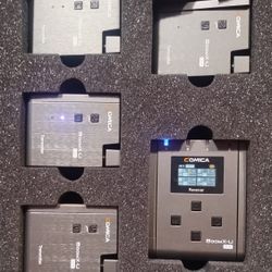 Wireless Microphone System 4 Transmitters 1 Receiver 