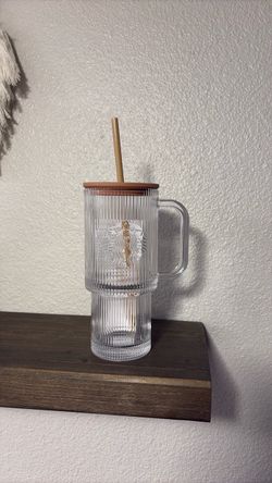 Starbucks glass tumbler