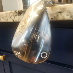 Titleist Vokey SM7 Tour Chrome Lob Wedge LW 58* 12 Bounce D-Grind Wedge Steel RH