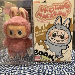 Authentic Exciting Macaron Vinyl Face Labubu 
