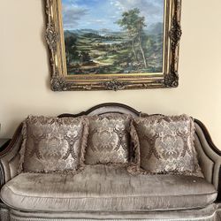 Classy Couch And Loveseat Set