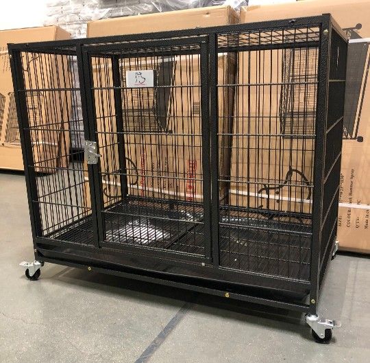 37" Brand New Heavy Duty 💪 Dog Kennels‼️ Stackable ‼️🦮🐕🐩🦮🐕🐩🐩🐶🔥