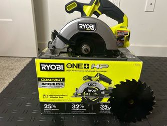 RYOBI ONE+ HP 18V Brushless Cordless Compact 6-1/2 in. Circular Saw (Tool Only)
