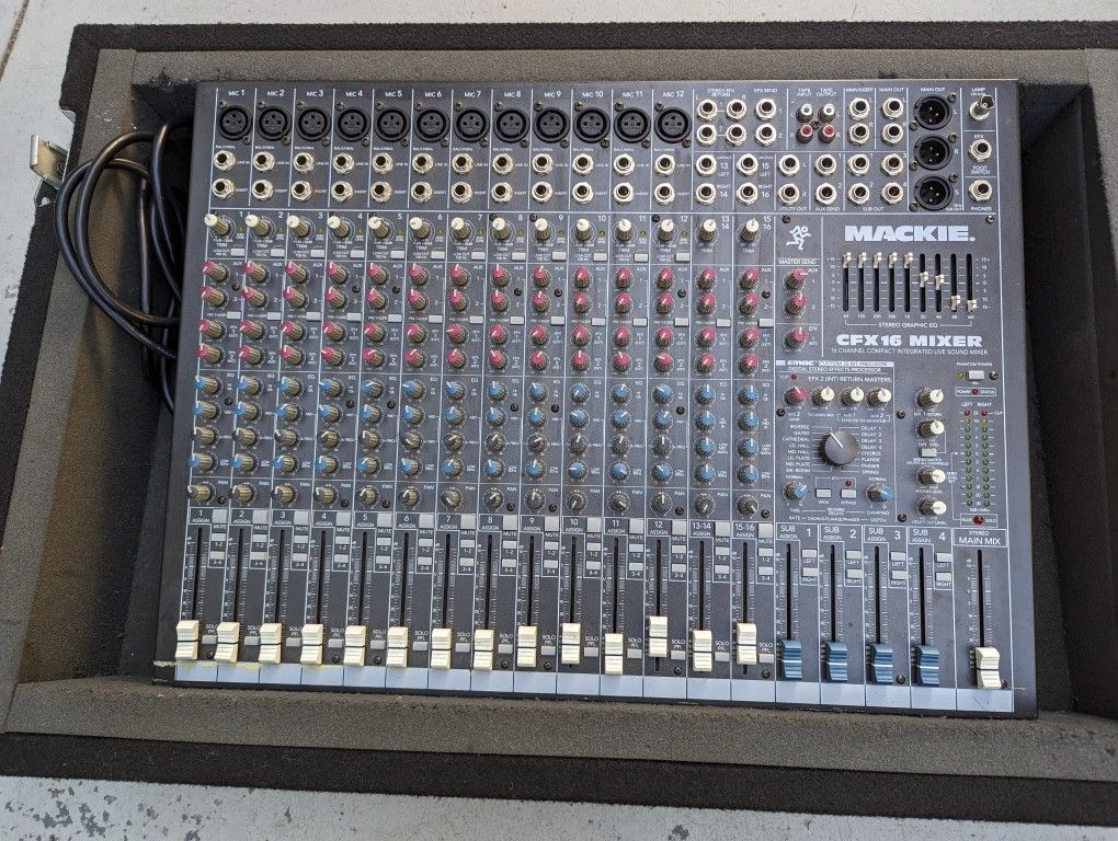 Mackie CFX16 Audio mixer for Sale in Whittier, CA OfferUp