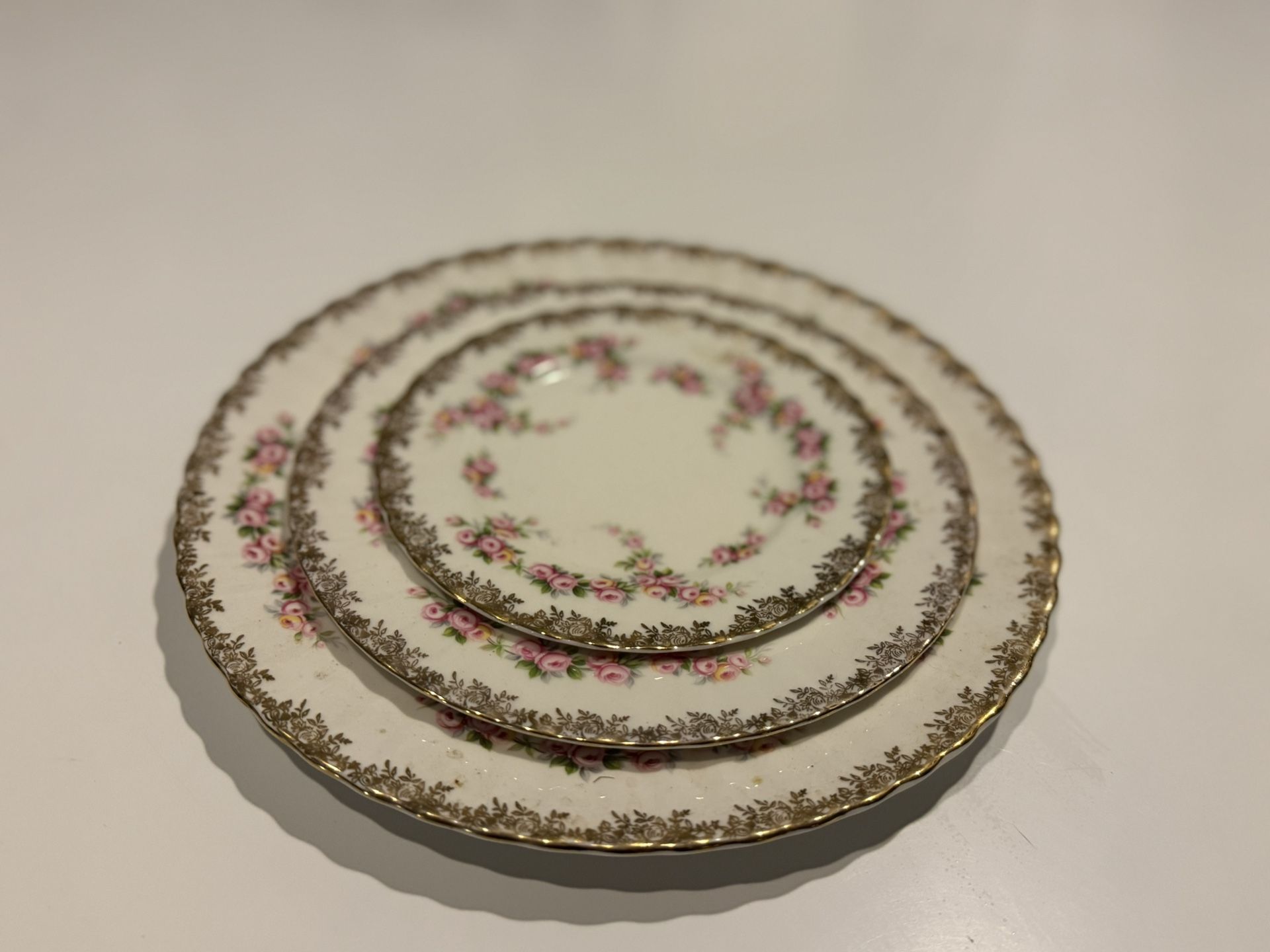Royal Albert Bone China Dimity Rose Plates