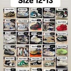 Jordan’s Nikes And More Sizes 12 Men’s