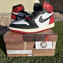 Air Jordan 1 Retro High OG Black Toe Reimagined NEW/RECEIPT SIZE: 11 $200 FIRM ONLY!