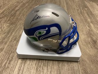 Julien Love Signed Seahawks Mini Helmet