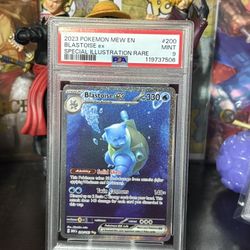 Blastoise EX Pokemon 151, PSA 9