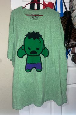 Marvel Hulk Men’s 4XL Green Crew Neck Short Sleeve Graphic Print T-Shirt