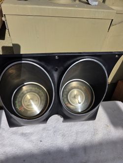 1967 68 Camaro Gauges Tic Toc Tach Fuel Warning