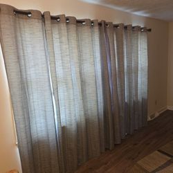 Very Nice Curtains And Rods 