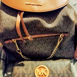 Mk Backpack/purse 