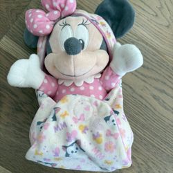 Baby Minnie In A Blanket