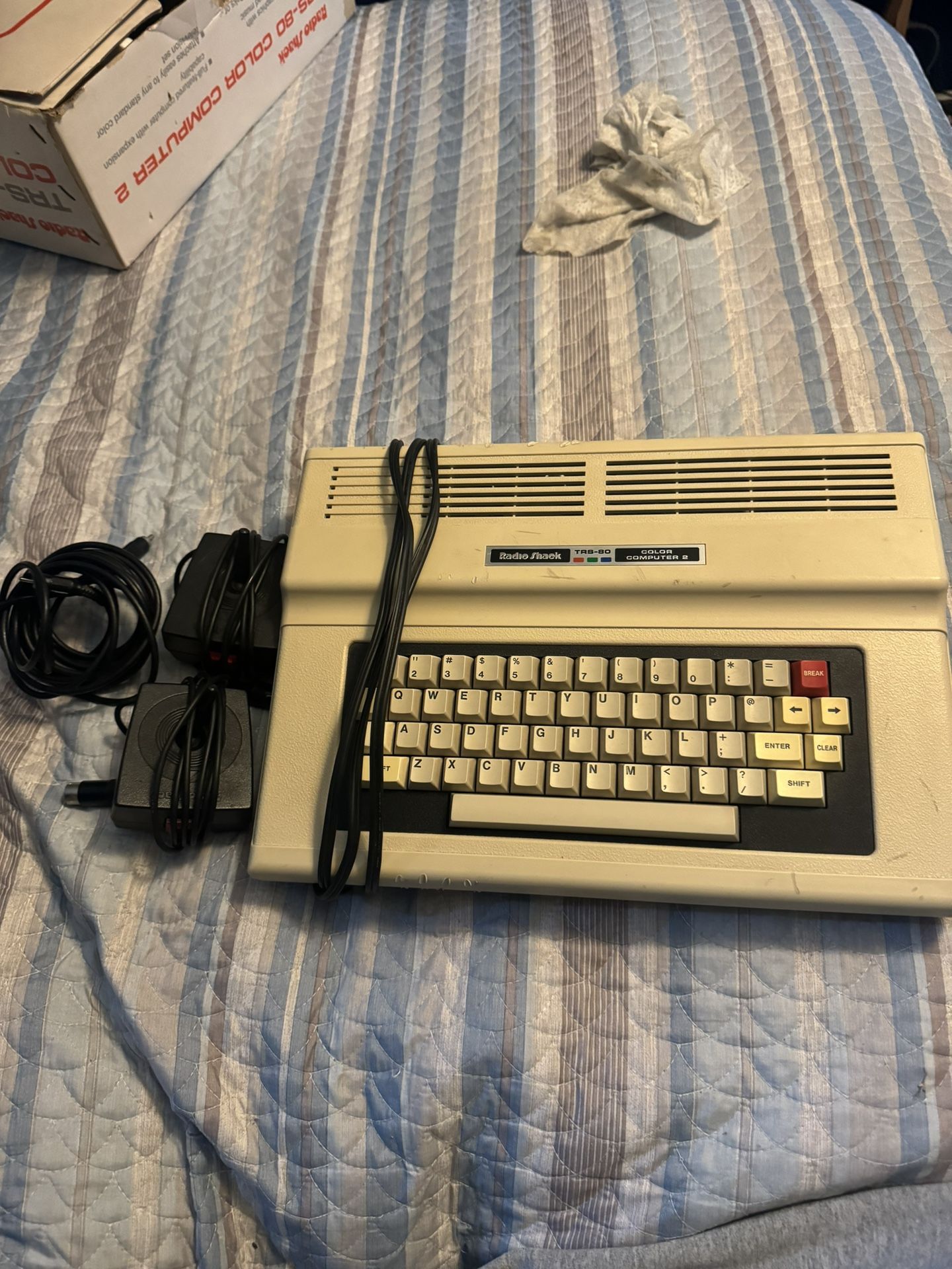 Vintage RadioShack TRS-80 Color 2 Gaming Tandy Computer