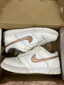 White/Rose Gold Dunks