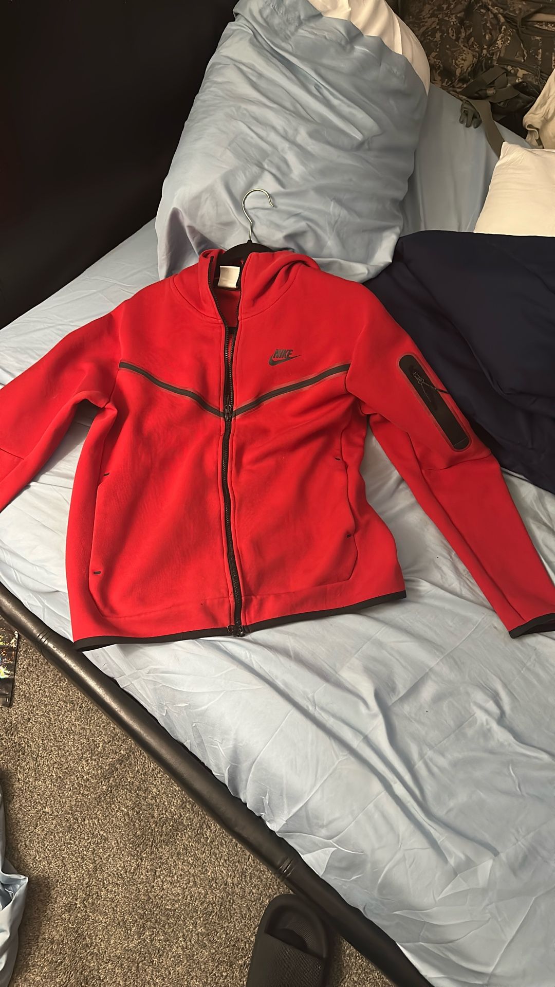 Red Nike Tech Top