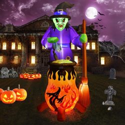 NEW Halloween 8FT Witch Airblown Inflatable