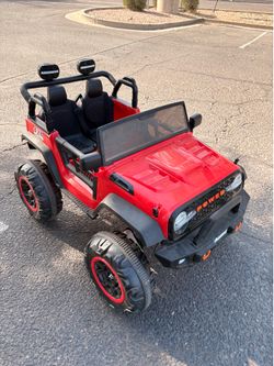 24V Kids Jeep Style Ride-On 4x4 w/ Remote Control