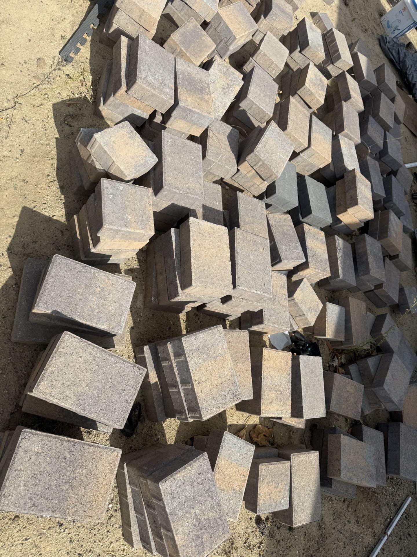 Beautiful Colorful Pavers Approximately 280 Pieces