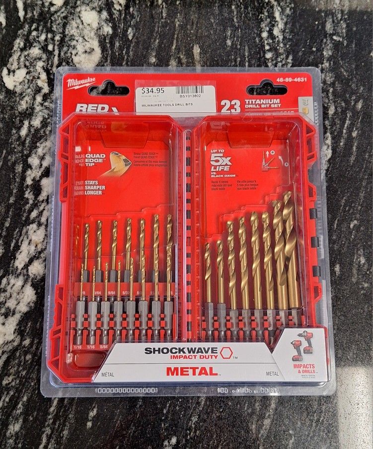 Milwaukee Tools 23pc Drill Bit Set