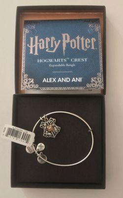 Alex And Ani Harry Potter Hogwarts Crest Two Tone Expandable Bangle Bracelet